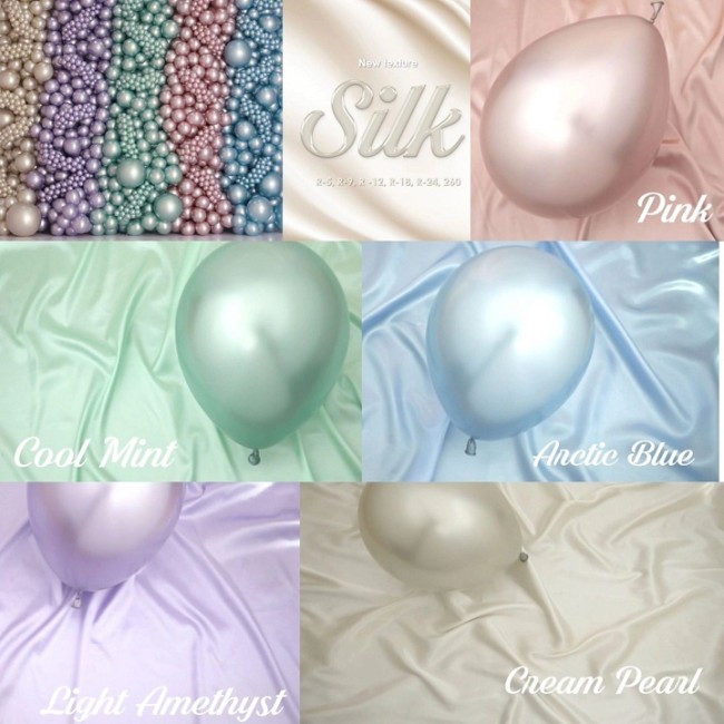 Sp (18''/46 см) Арктический голубой (839), шелк, 6 шт.