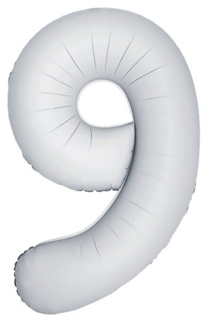 Fm (40''/102 см) Цифра, 9 Slim, Белый, Матовый, 1 шт. в уп.