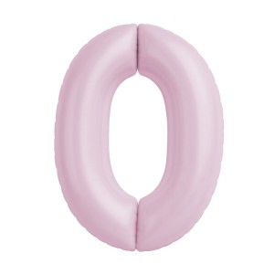 Ag (40''/102 см) Цифра, 0 Slim, Зефирный, 1 шт. в уп.