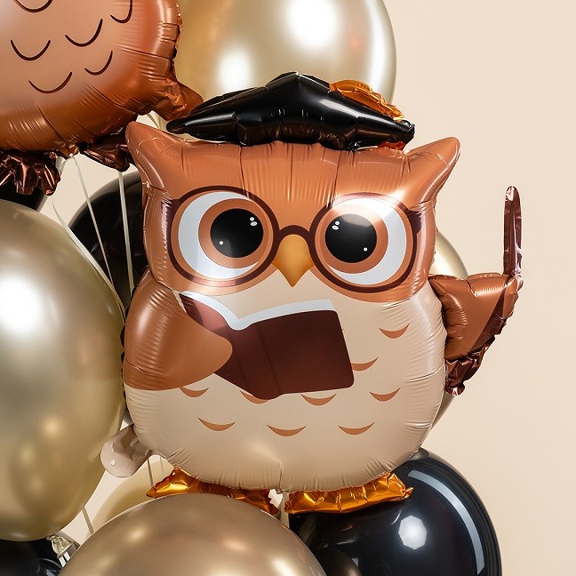 Fa (25''/64 см) Фигура, Сова Выпускник, 1 шт. в уп.