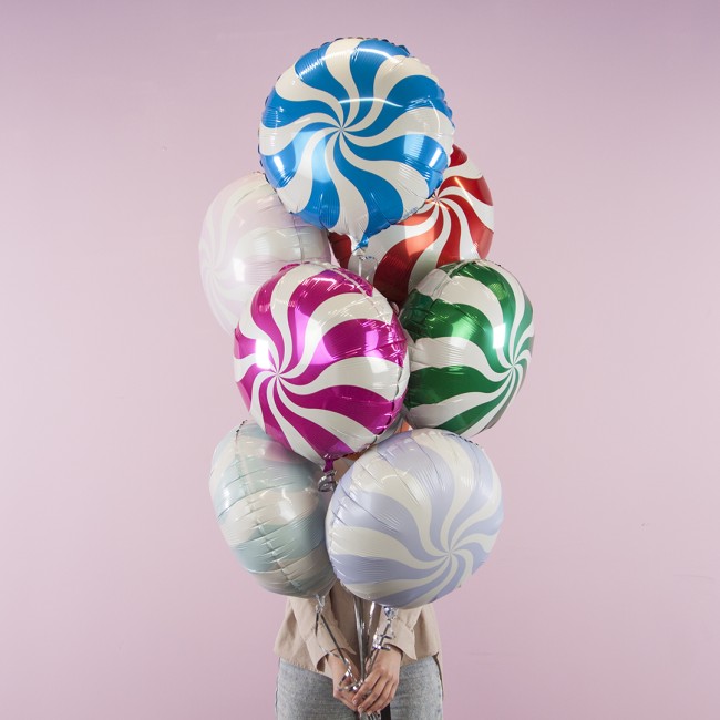 Fm (18''/46 см) Круг, Конфета оранжевая, 1 шт.