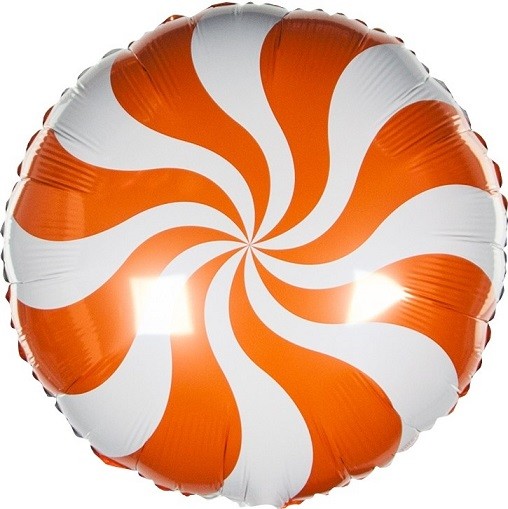 Fm (18''/46 см) Круг, Конфета оранжевая, 1 шт.