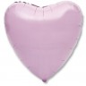 Ag (18''/46 см) Сердце Нежно-розовое, 1 шт.