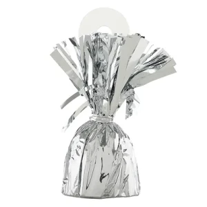 Грузик д/шара Конус серебряный, блеск, 170гр