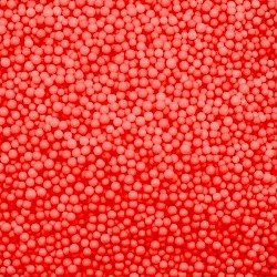 Шарики пенопласт, Красный, 2-4 мм, 500 мл.