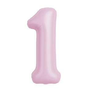 Ag (40''/102 см) Цифра, 1 Slim, Зефирный, 1 шт. в уп.