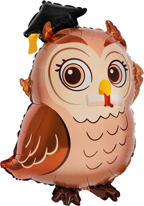 Fa (26''/66 см) Фигура, Сова Выпускник, 1 шт. в уп.