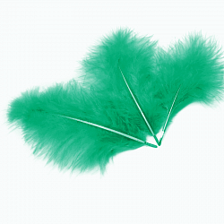 Вв Перья Изумрудные, 13-15 см, 30 шт.