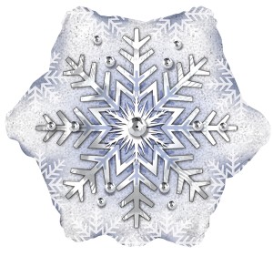 CTI (9''/23 см) Мини-фигура, Снежинка, Серебро, 5 шт.