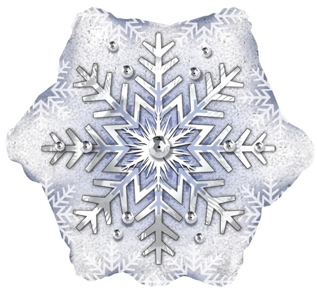 CTI (9''/23 см) Мини-фигура, Снежинка, Серебро, 5 шт.