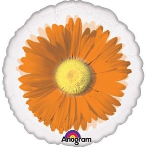 Аn (18&quot;/45 см) КРИСТАЛЛ Цветок оранжевый S50, 1 шт.