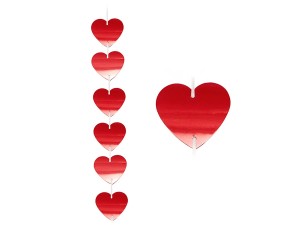 Гирлянда "Сердца" Красные, 1,5 м, 1 шт. Гирлянда "Сердца" Красные, 1,5 м, 1 шт.