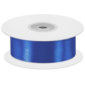Лента атласная (0,7 см*22,85 м) Синий, 1 шт.