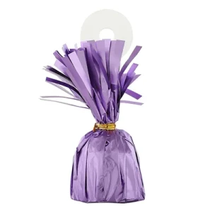 Грузик д/шара Конус сиреневый, матовый, 170гр