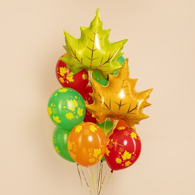 Fa (28''/71 см) Фигура, Кленовый лист, Желтый, 1 шт.