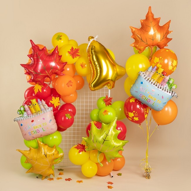 Fa (28''/71 см) Фигура, Кленовый лист, Желтый, 1 шт.