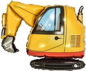 Fa (14''/36 см) Мини-фигура с клапаном, Экскаватор, 5 шт.