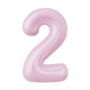 Ag (40''/102 см) Цифра, 2 Slim, Зефирный, 1 шт. в уп.