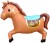 Fa (28''/71 см) Фигура, Лошадка (надув воздухом), Коричневый, 1 шт.