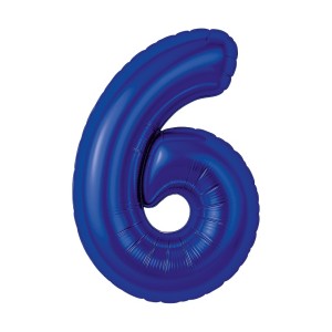 Ag (40''/102 см) Цифра, 6 Slim, Полуночно-синий, 1 шт. в уп.