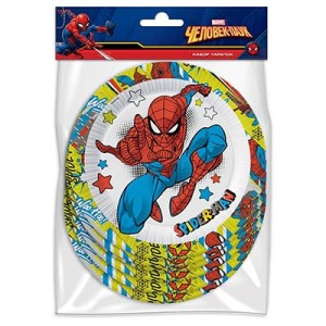 Набор тарелок Человек паук 18см, 6 шт. Набор тарелок Человек паук 18см, 6 шт.