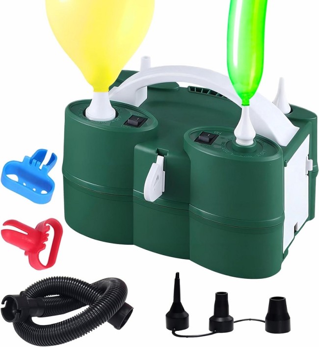 Компрессор, 2 в 1 PRO+, с резаком и доп.трубкой, 30/600 Вт, Зеленый, 1 шт.