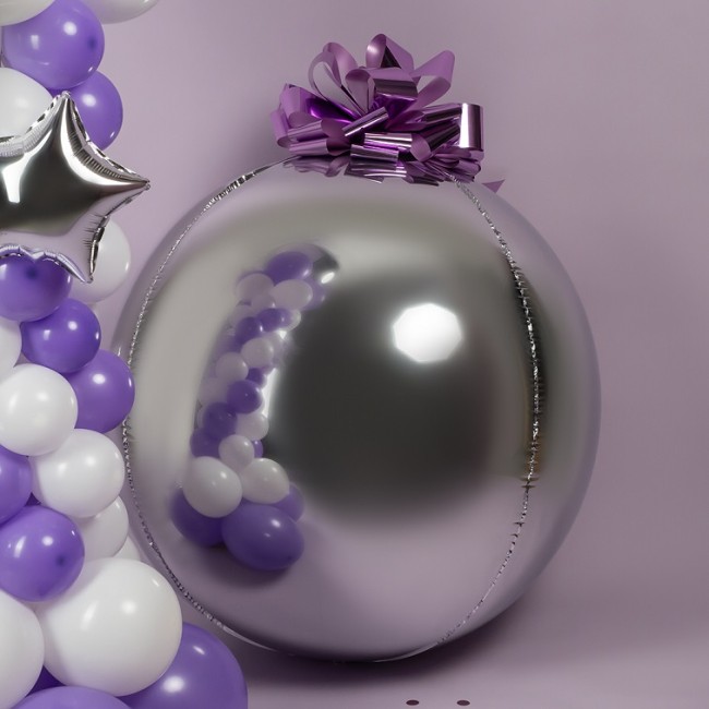 Fa 3D (50''/127 см) Сфера, Серебро, 1 шт.