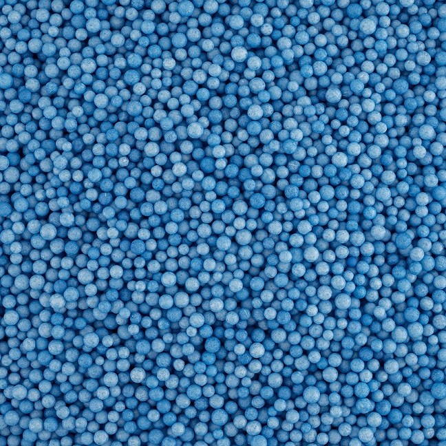 Шарики пенопласт, Голубой, 2-4 мм, 500 мл.