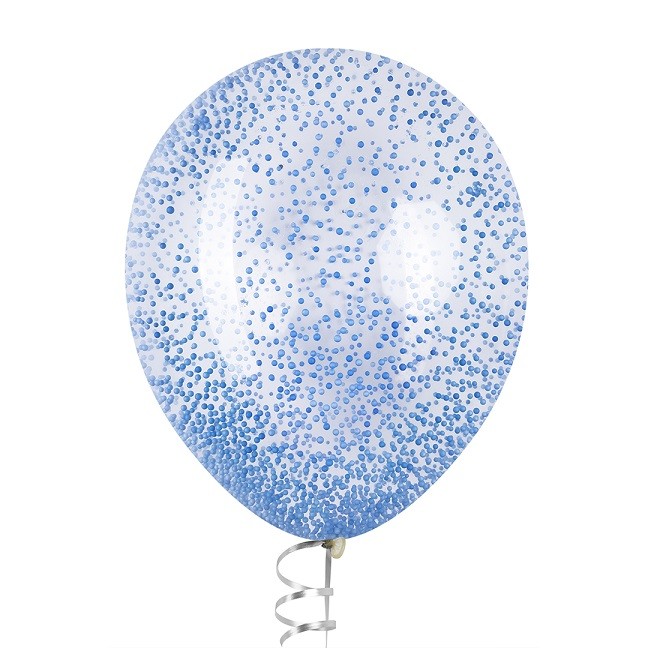 Шарики пенопласт, Голубой, 2-4 мм, 500 мл.