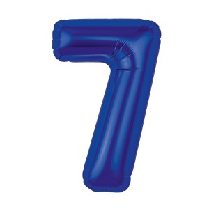 Ag (40''/102 см) Цифра, 7 Slim, Полуночно-синий, 1 шт. в уп.