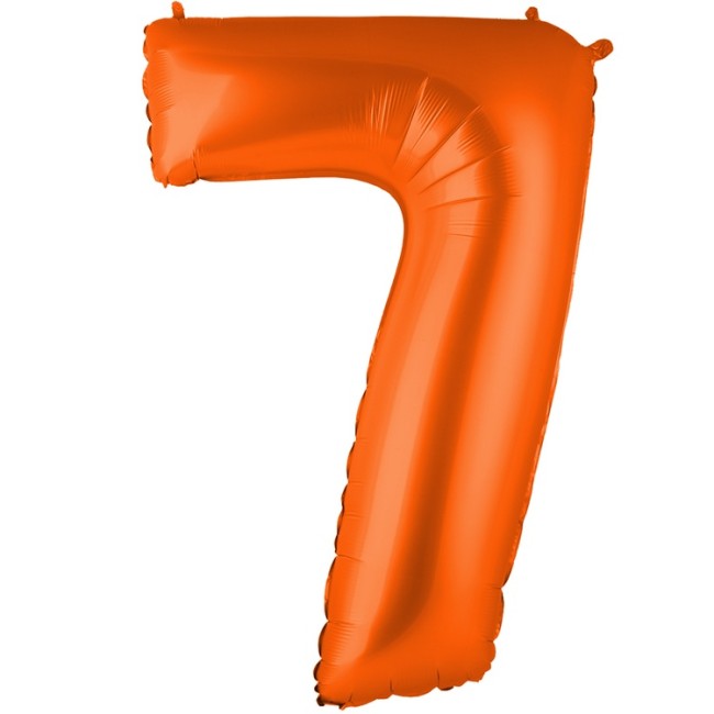 Gr (40''/102 см) ЦИФРА 7 Пастель Orange, 1 шт.
