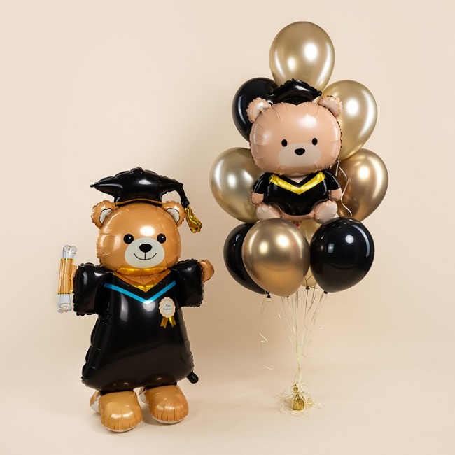Fa (35''/89 см) Фигура, Медвежонок Выпускник, 1 шт. в уп.