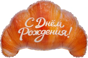 Fa (29''/74 см) Фигура, Круассан, С Днем Рождения, 1 шт. в уп.