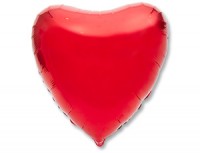 Ag (19''/48 см) Сердце, Красное, 1 шт.