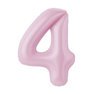 Ag (40''/102 см) Цифра, 4 Slim, Зефирный, 1 шт. в уп.