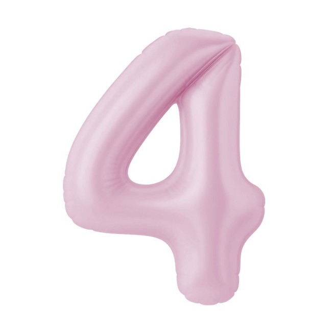 Ag (40''/102 см) Цифра, 4 Slim, Зефирный, 1 шт. в уп.