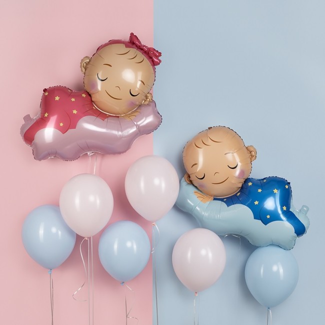 Fa (39''/99 см) Фигура, Малыш Мальчик на облаке, 1 шт. в уп.