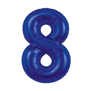 Ag (40''/102 см) Цифра, 8 Slim, Полуночно-синий, 1 шт. в уп.