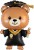 Fa (38''/97 см) Фигура, Мишка Выпускник, 1 шт. в уп.
