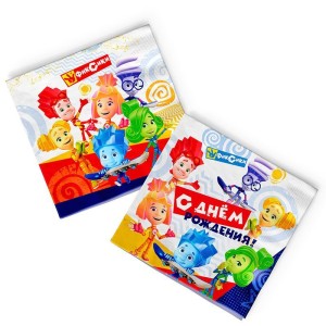 Салфетки СДР "Фиксики", 33*33 см 12 шт.