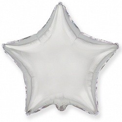 Fm (9''/22 см) /ЗВЕЗДА Металлик Silver, 5 шт.