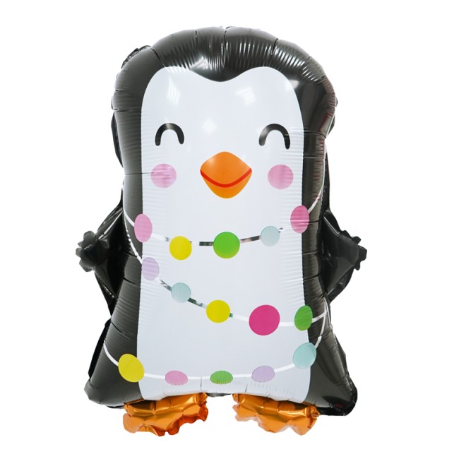 Вх (25"/62,5 см) Фигура Пингвин в гирлянде, 1 шт.