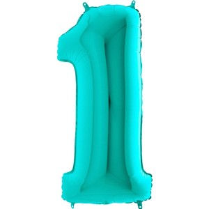 Gr (40''/102см) /Цифра 1 40" Tiffany, 1 шт.