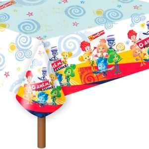 Скатерть 180*108 см "Фиксики" 1 шт. Скатерть 180*108 см "Фиксики" 1 шт.