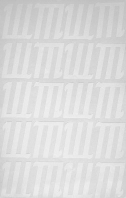 Наклейки буквы 5 см "Щ" белые, 1 лист