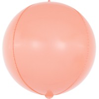 Fa (24"/61 см) Сфера 3D, Макарунс, Розовый коралл, 1 шт.
