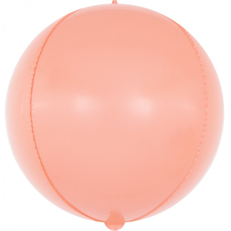 Fa (24"/61 см) Сфера 3D, Макарунс, Розовый коралл, 1 шт.