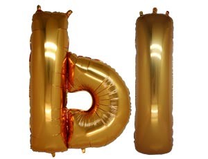 Gr (40''/102см) /БУКВА Ы Gold