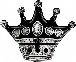 Fa (30"/76 см) Фигура, Корона, Черный, 1 шт.