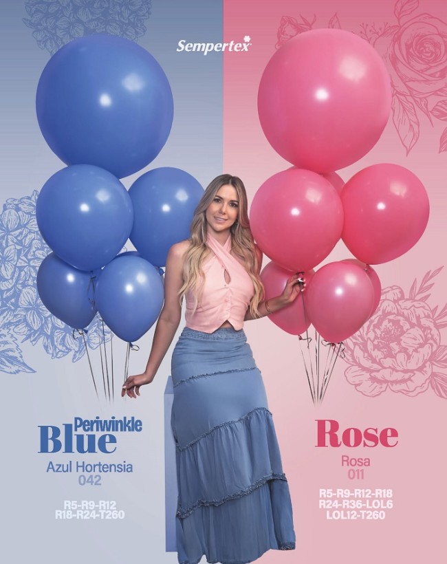 Sp (12''/30 см) Розовый (011), пастель, 50 шт.